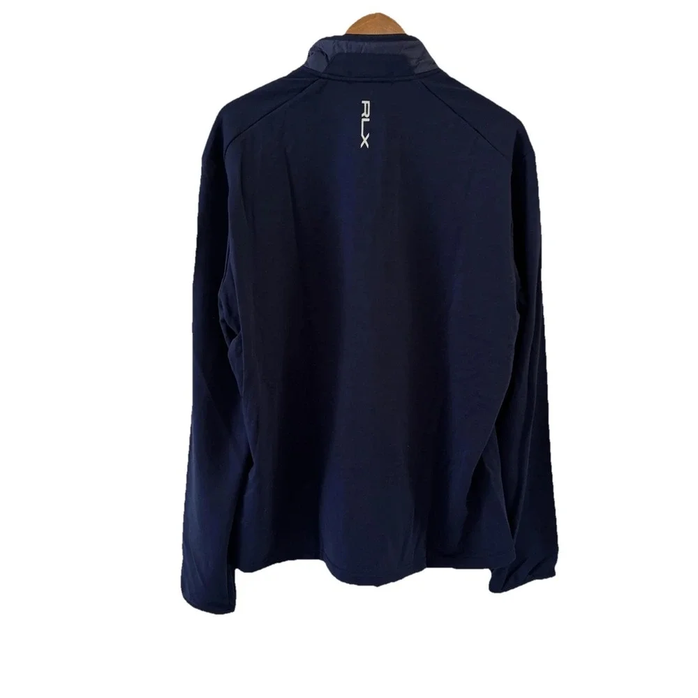 RLX Ralph Lauren Ryder Cup 2020 Whistling Straits Zip Jacket Mens M Blue Golf